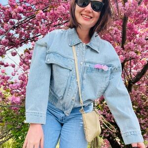 Jean jacket, size medium.